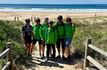 Owners Club Kosciusko to Sea wearing EBB Jersey, Tathra