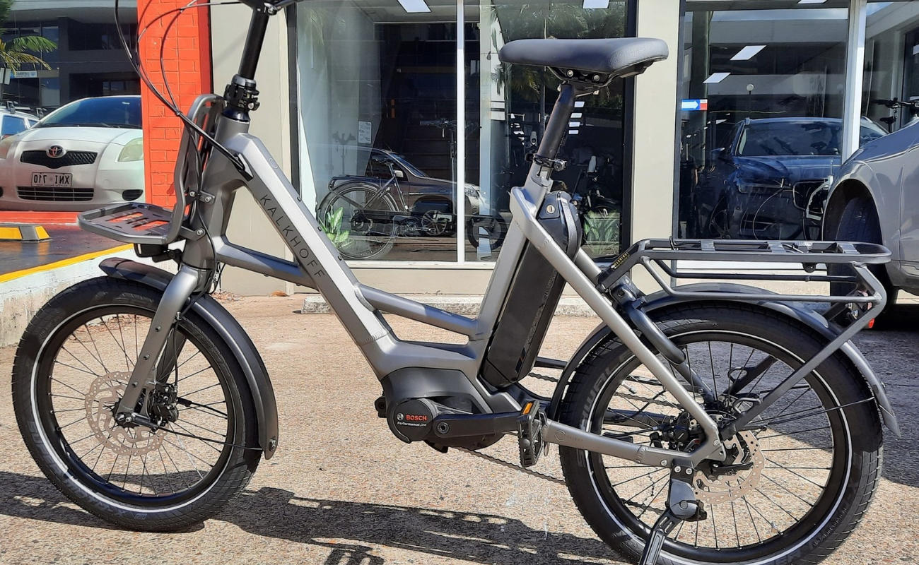 Kalkhoff Endeavour C.B Move+ EBike Parked in front of EBB | Electric Bikes Brisbane
