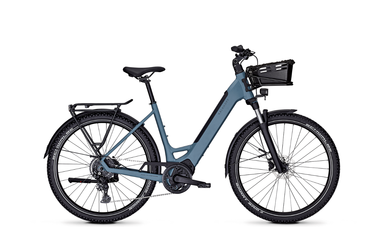 Kalkhoff Entice L.B Season Wave EBike with basket | Electric Bikes Brisbane
