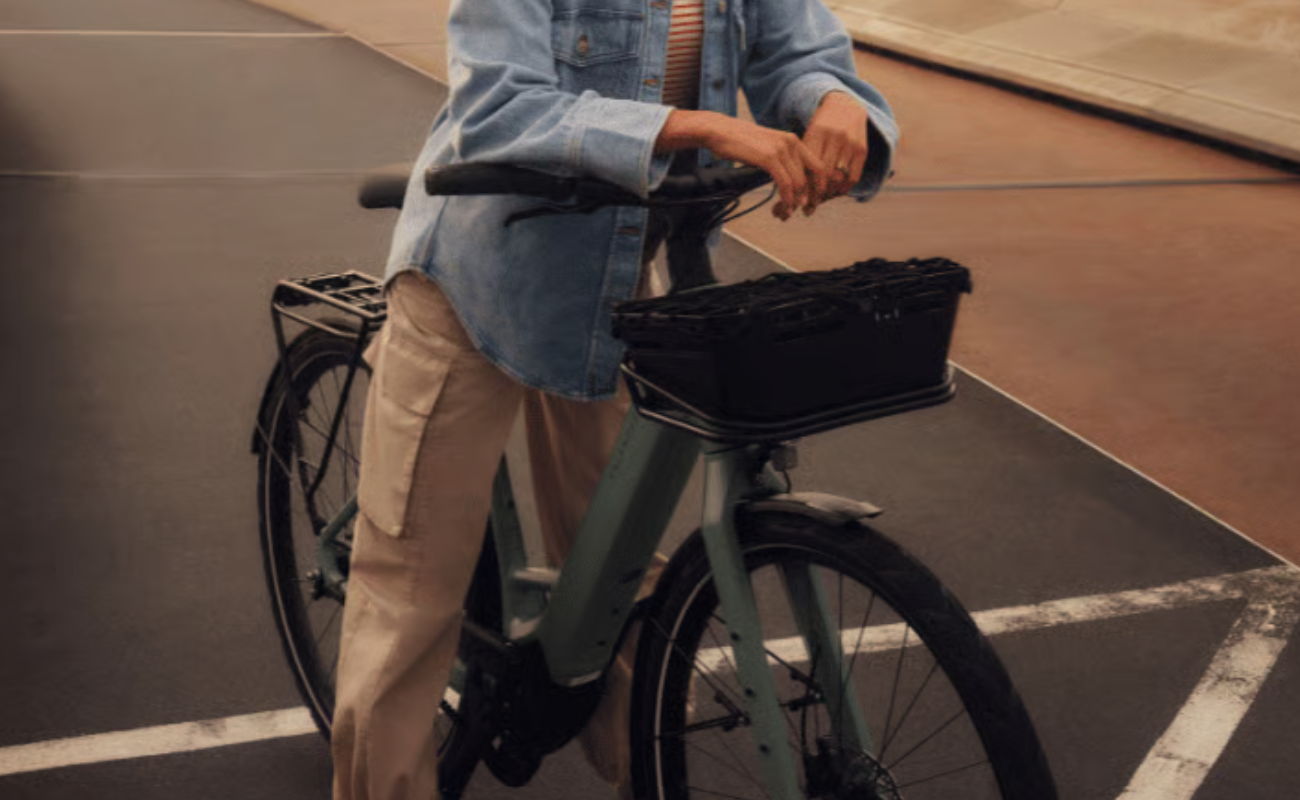 Kalkhoff Front Carrier for L.B EBike Lifestyle View | Electric Bikes Brisbane