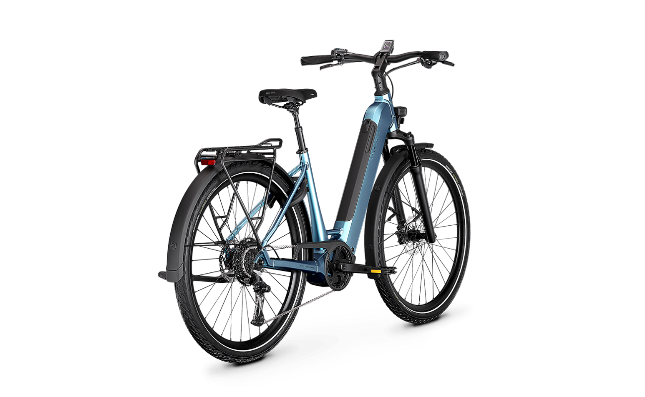 Kalkhoff K26 Endeavour 3 Excite Wave EBike, Polarblue rear view | Electric Bikes Brisbane