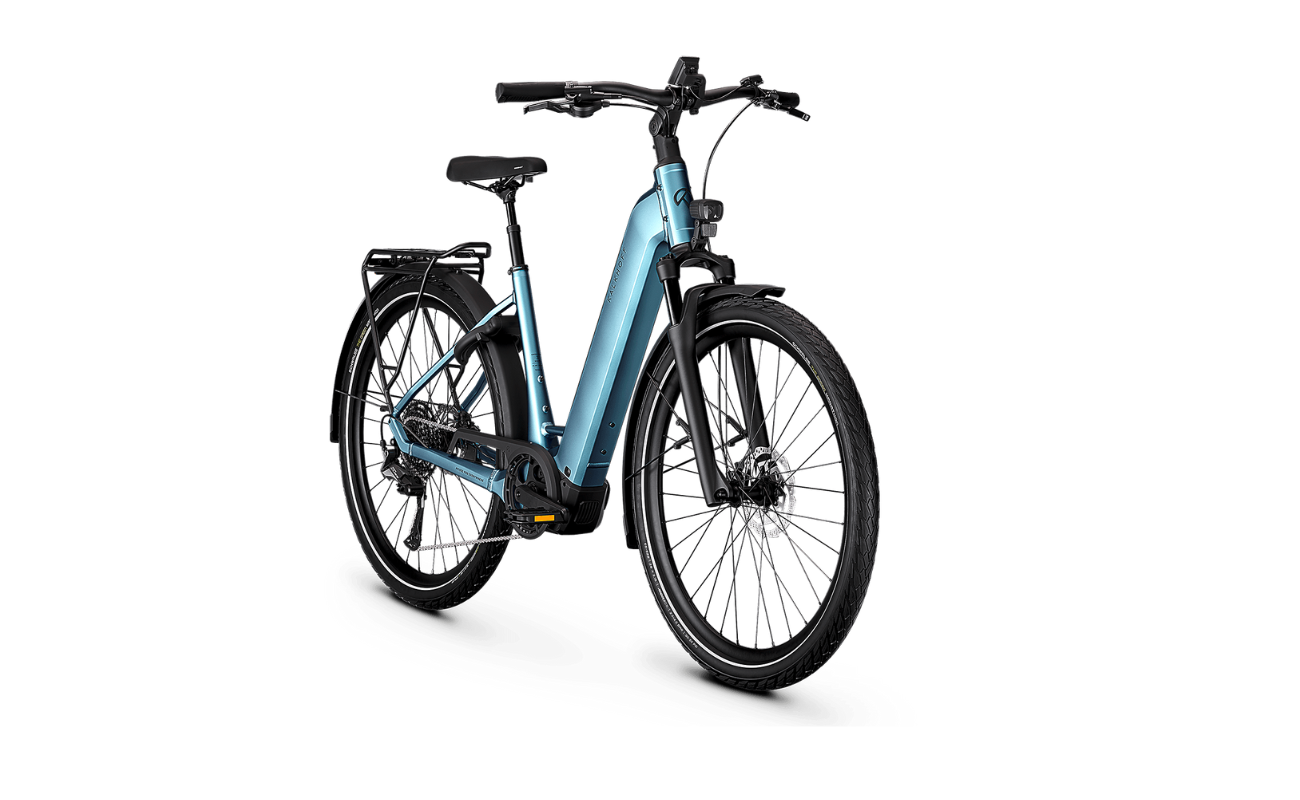 Kalkhoff K26 Endeavour 3 Excite Wave EBike, Polarblue front view | Electric Bikes Brisbane