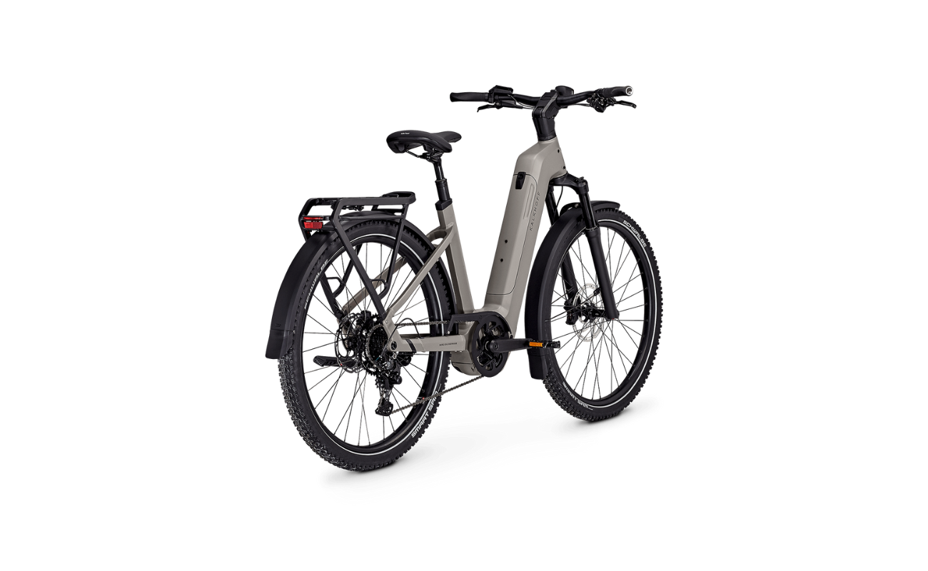 Kalkhoff K26 Entice 5+ Move Wave EBike, Moonstonegrey rear view | Electric Bikes Brisbane