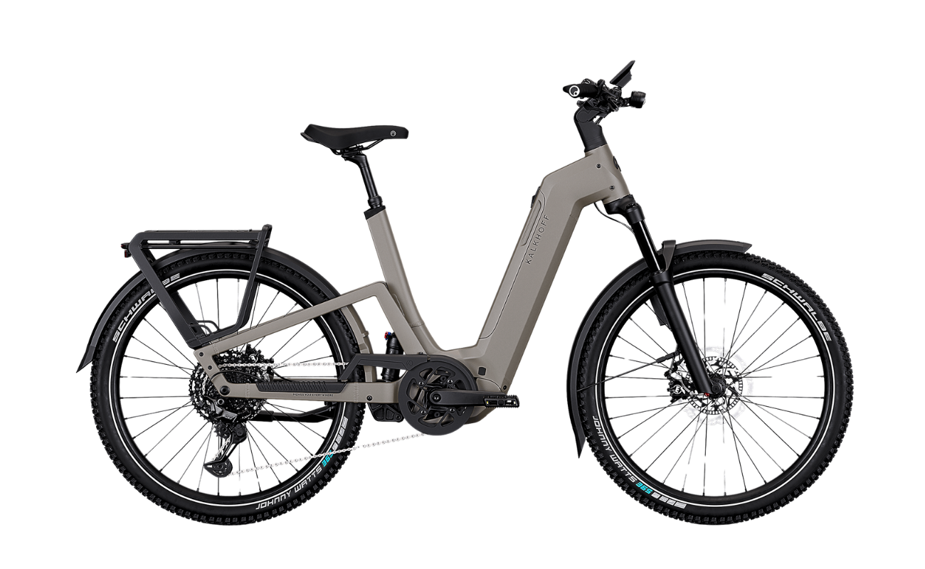 Kalkhoff K26 Entice 7+ Excite ABS Wave EBike in moonstonegrey colour variant | Electric Bikes Brisbane