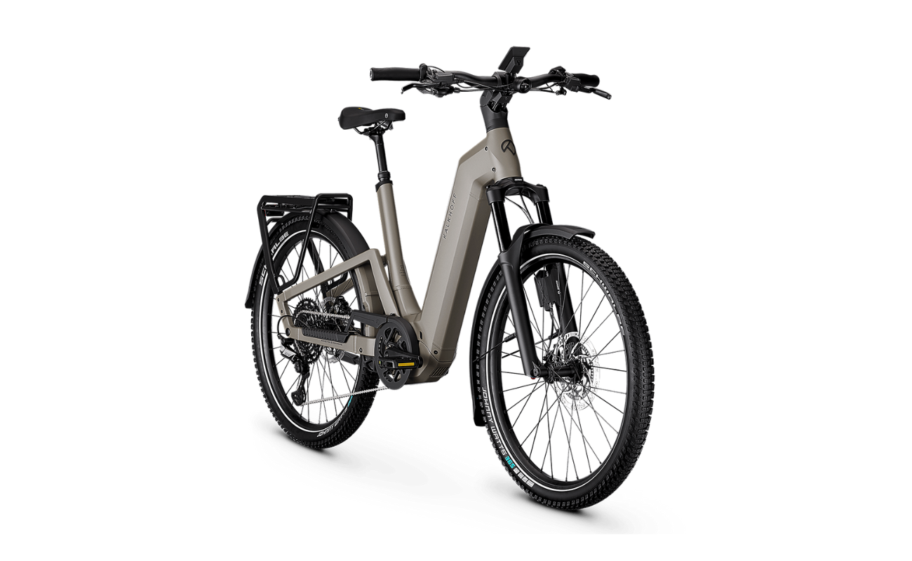 Kalkhoff K26 Entice 7+ Excite ABS Wave EBike in white bg | Electric Bikes Brisbane