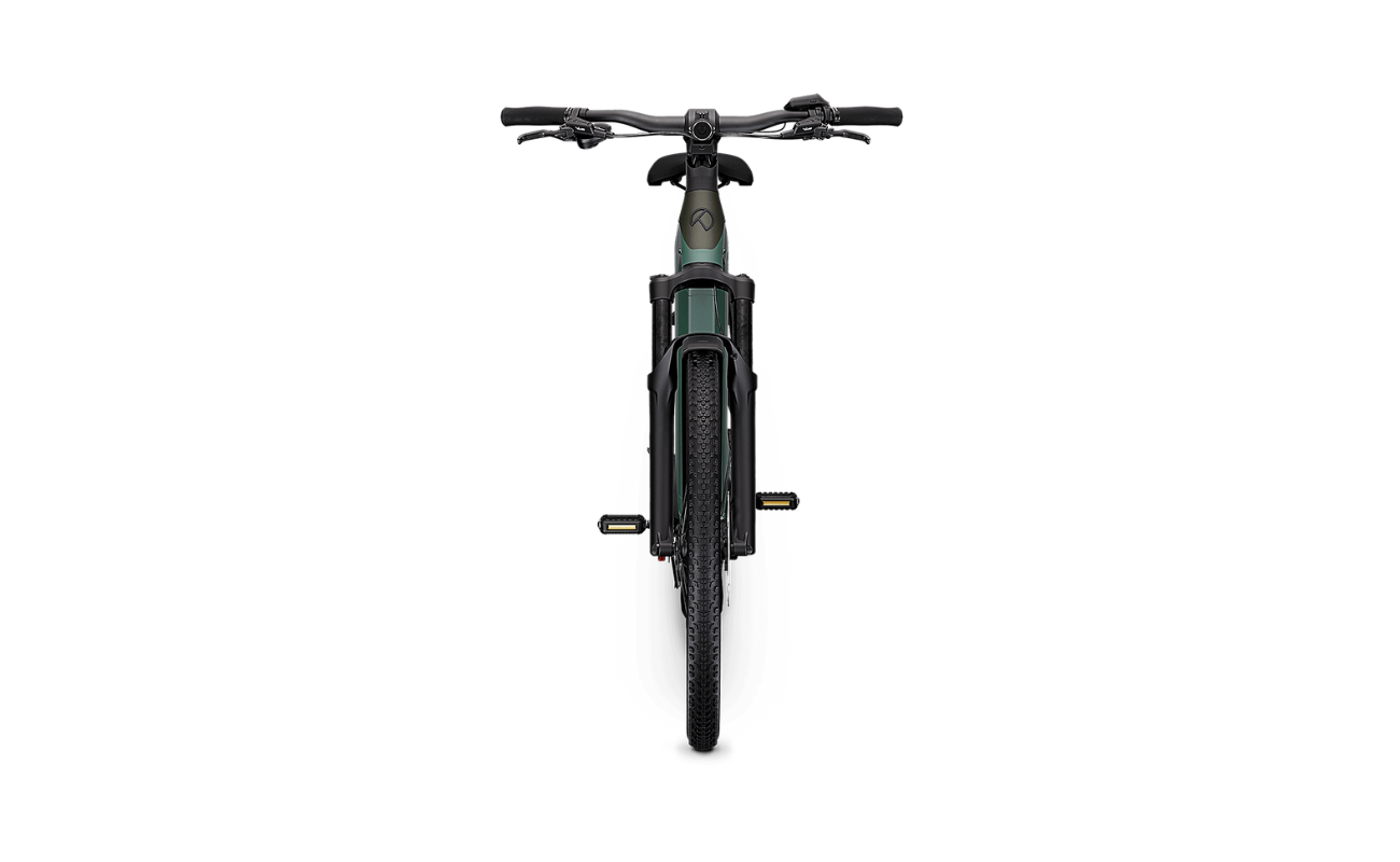 Kalkhoff K26 Entice 7+ Move Wave EBike, Mineralgreen Front view | Electric Bikes Brisbane