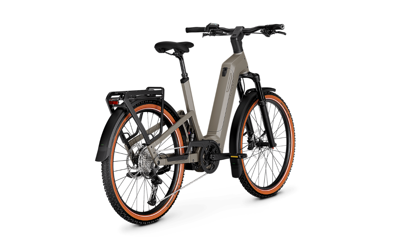 Kalkhoff K26 Entice 7+ Move Wave EBike, Moonstonegrey rear view| Electric Bikes Brisbane