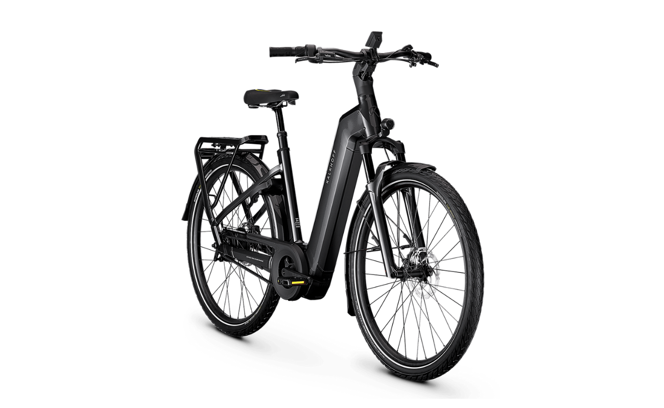 Kalkhoff K26 Image 5+ Advance Wave EBike Diamondblack in white BG | Electric Bikes Brisbane