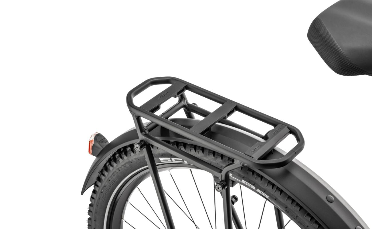 Moustache Open Xroad 4 E-Bike 2026 Tubular Mudgard and MIK HD Luggage rack | Electric Bikes Brisbane