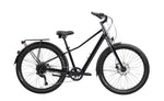 Norco Scene VLT 2 Black E-Bike 2027 drive-side view with Hyena hub motor and Shimano CUES