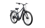Norco Scene VLT 2 Black E-Bike 2027 front three-quarter view with rear rack
