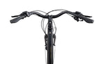 Norco Scene VLT 2 high-rise city handlebar with ergonomic grips and Hyena controller