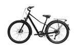 Norco Scene VLT 2 Black E-Bike 2027 side profile with integrated lights and rear rack