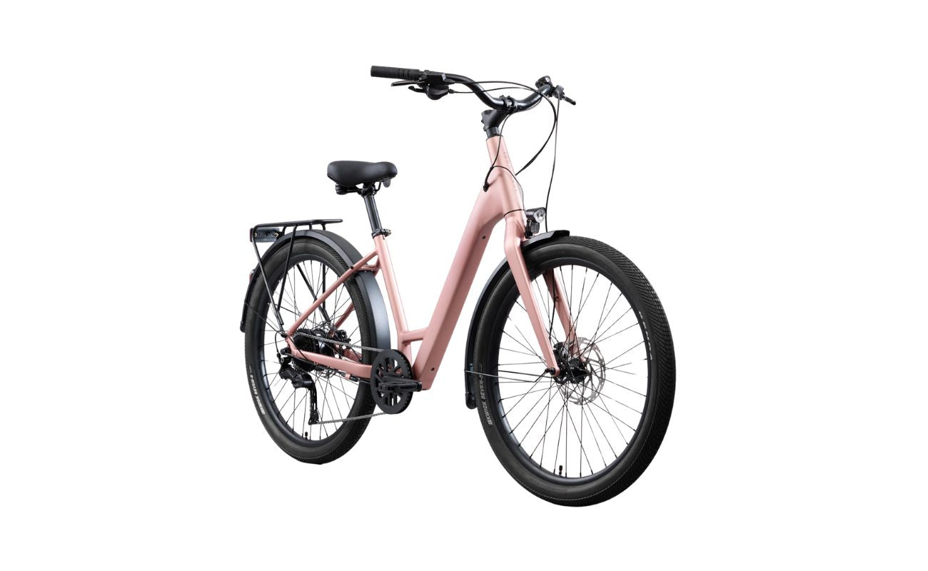 Norco Scene VLT 2 ST Rose E-Bike front three-quarter view