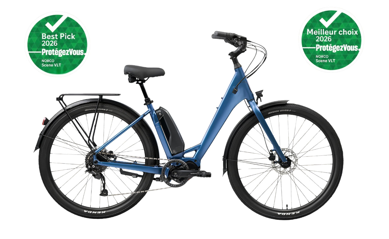 Norco Scene VLT Blue side profile electric bike Brisbane – ProtégezVous Best Pick 2026