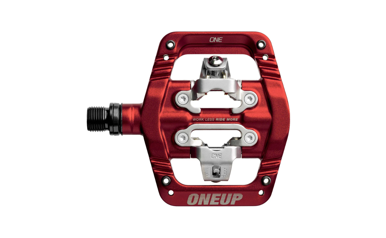 OneUp Clip Pedals Red | Electric Bikes Brisbane