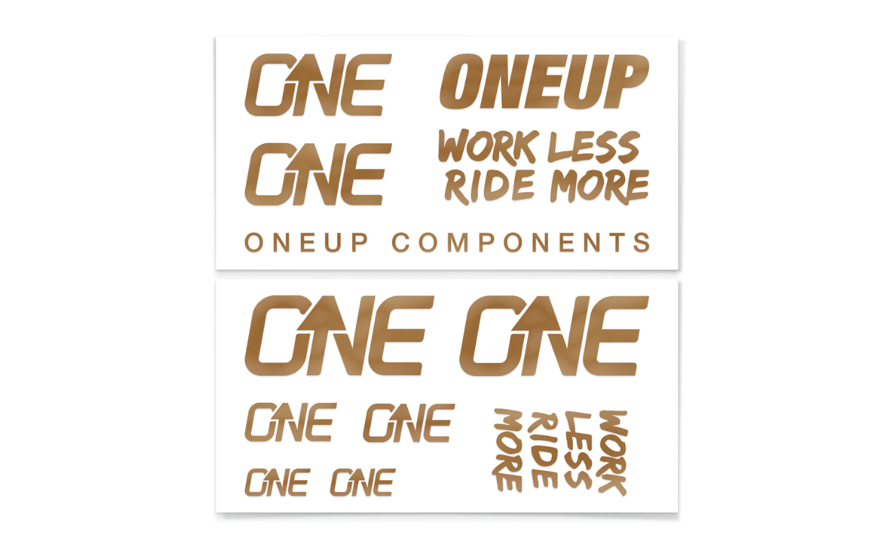 OneUp Decal Kit Matte Bronze | Electric Bikes Brisbane
