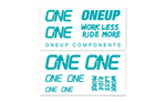 OneUp Decal Kit Turquoise | Electric Bikes Brisbane