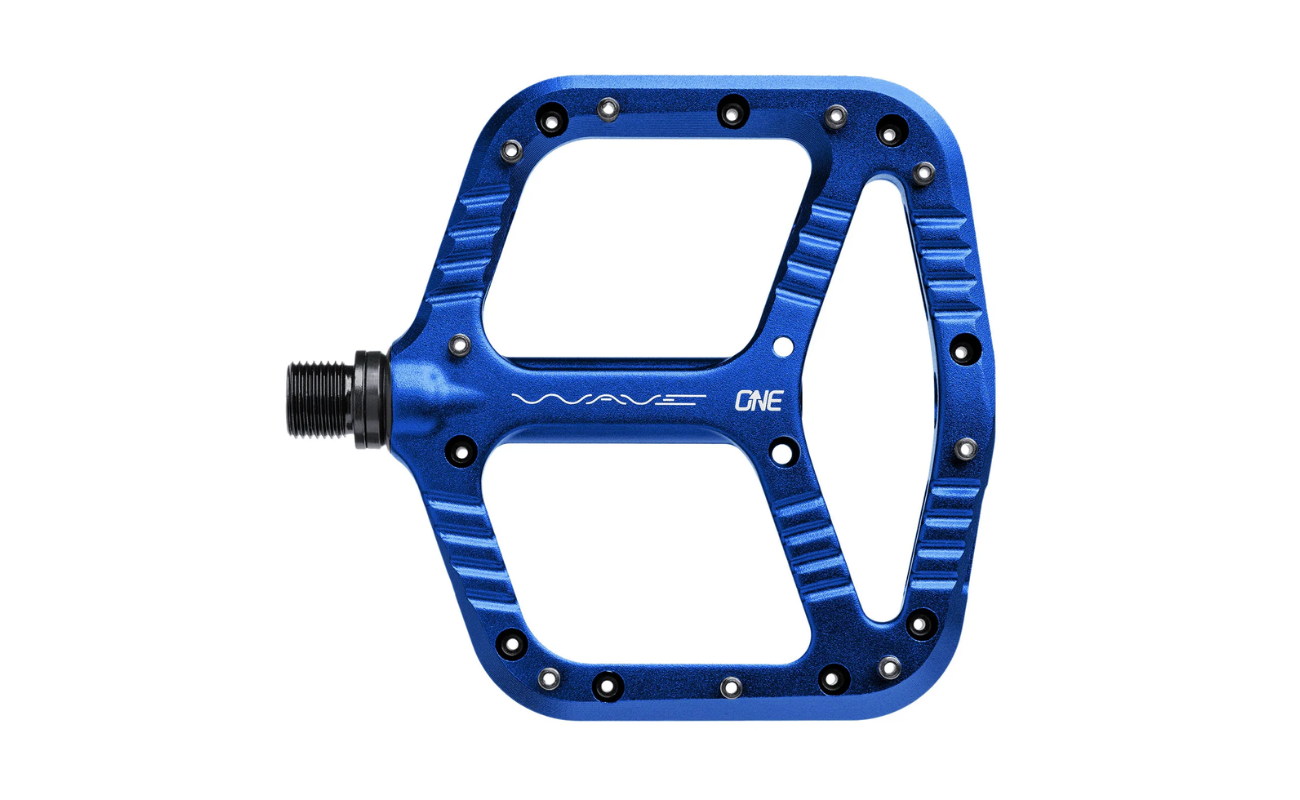 OneUp Wave Pedals Dark Blue | Electric Bikes Brisbane