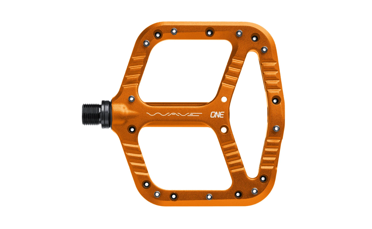 OneUp Wave Pedals Orange | Electric Bikes Brisbane