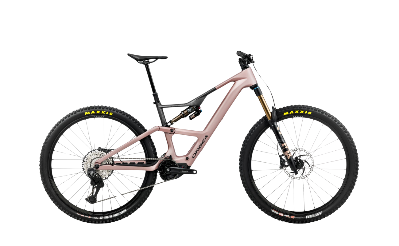 Orbea Rise LT M10 eMTB 630Wh 2026 Desert Rose/Carbon | Electric Bikes Brisbane