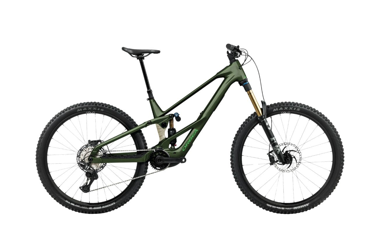 Orbea Wild LT H20 2027 eMTB in Racing Green Colour variant side view | Electric Bikes Brisbane