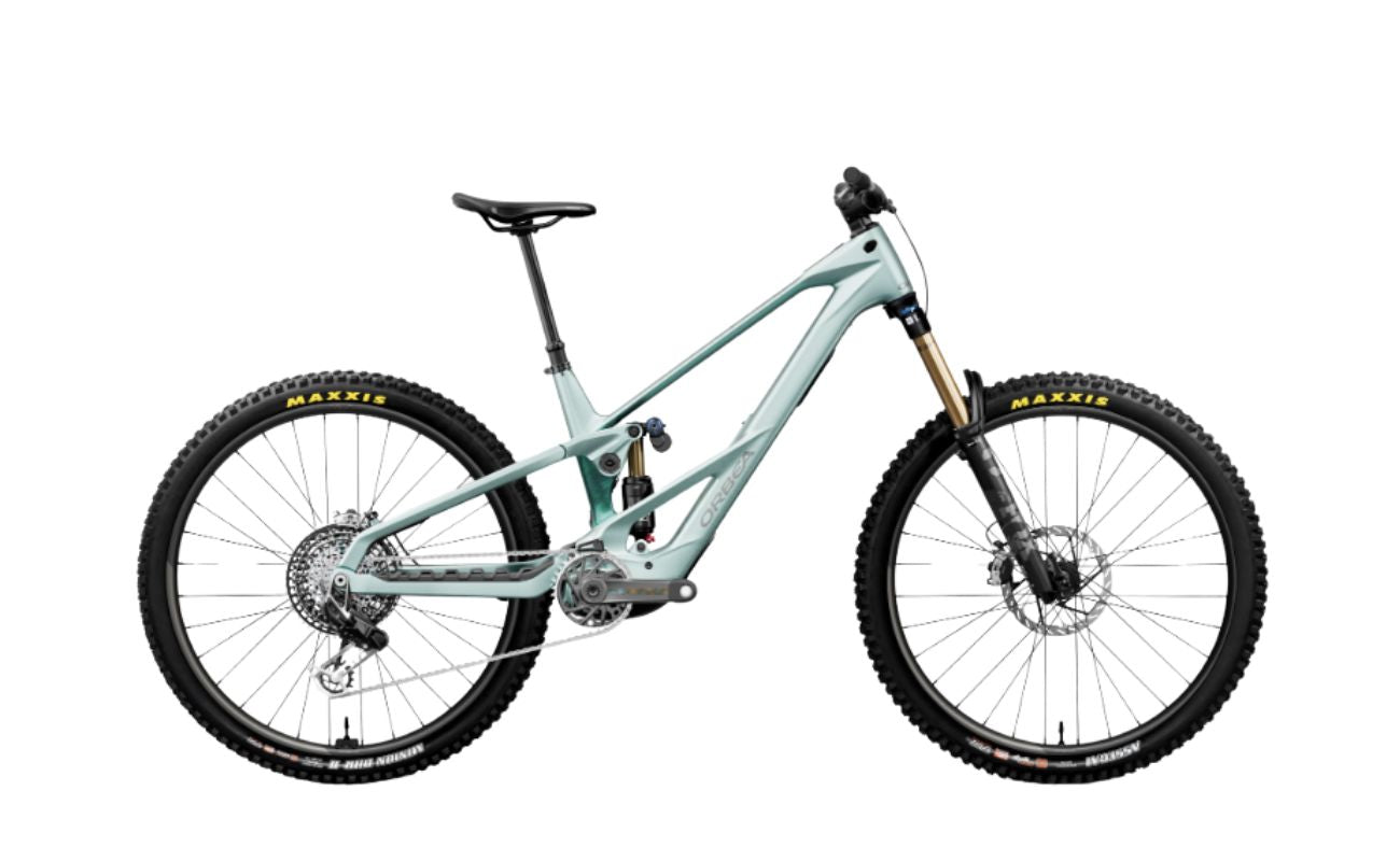 Orbea Wild LT M-Ltd 2027 Smooth Silver Matt-Escape Green | Electric Bikes Brisbane