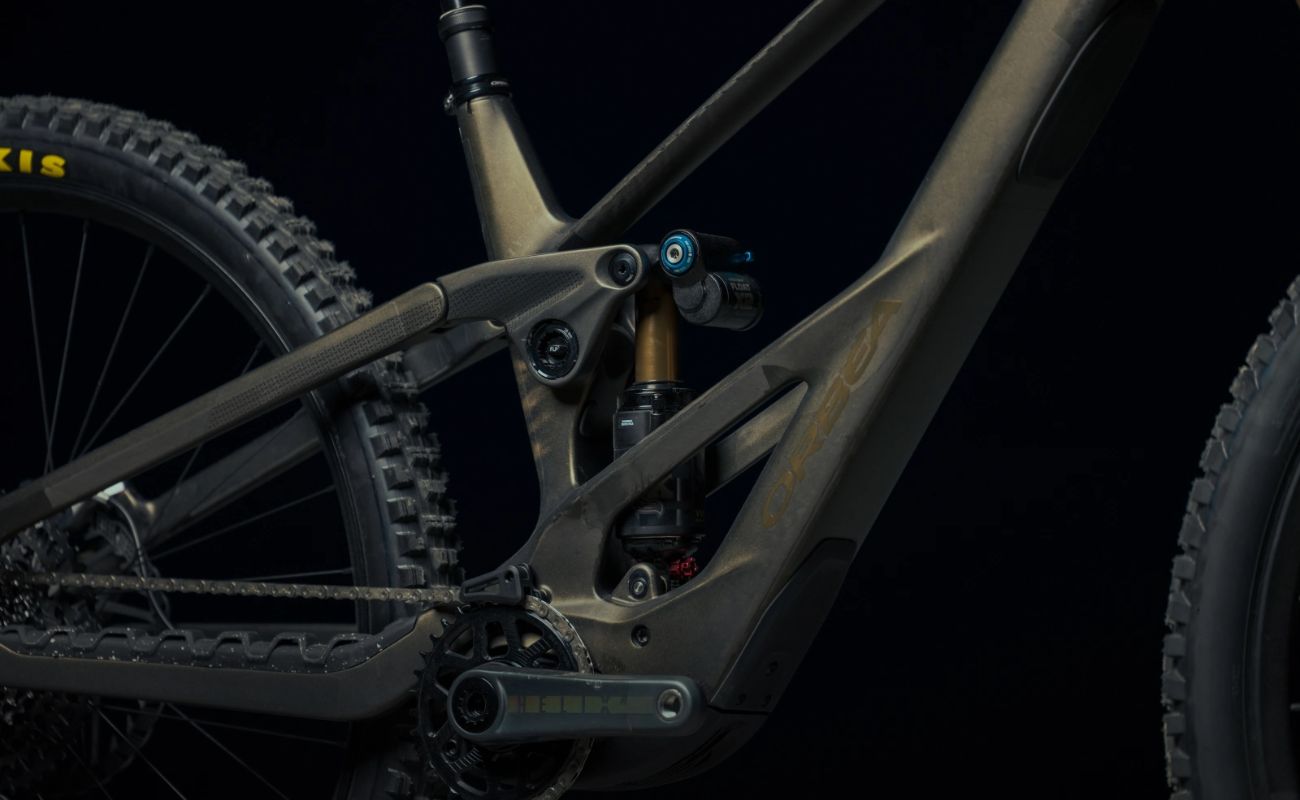 Orbea Wild LT M-TEAM RS Fox Float X2 rear suspension detail Brisbane