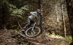 Orbea Wild LT eMTB 2027 rider cornering forest singletrack electric bike Brisbane
