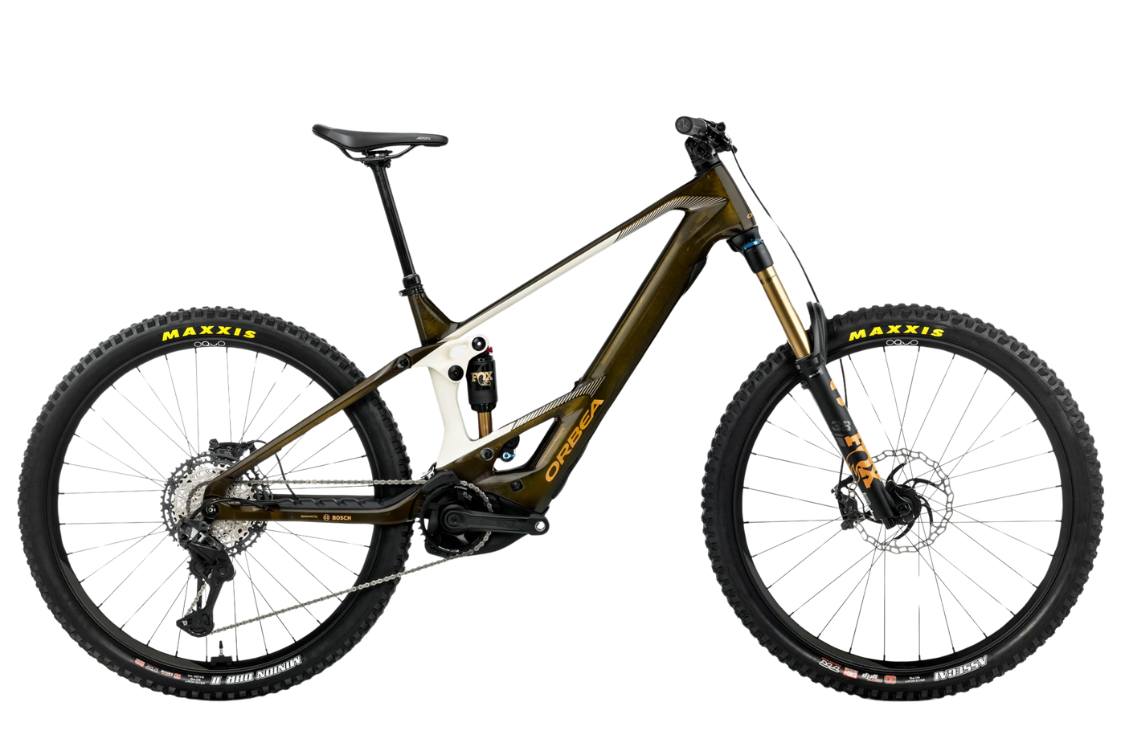 Orbea Wild M10 eMTB 2026 Caramel Carbon - Cream White
