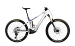 Orbea Wild TR M-Team White Chic eMTB 2027 side profile with Fox Factory suspension