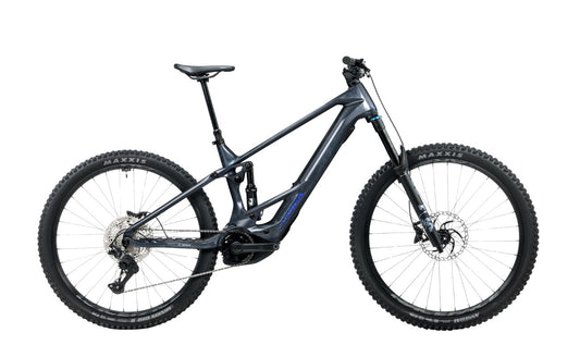 Orbea Wild TR M20 Titan Blue carbon eMTB side view with Bosch Performance Line CX