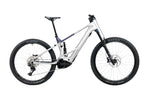 Orbea Wild TR M20 White Chic carbon eMTB side view with FOX 36 suspension