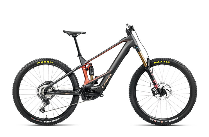 Orbea Wild M-Team 2025 eMTB, Diamond/Mars Red | Electric Bikes Brisbane