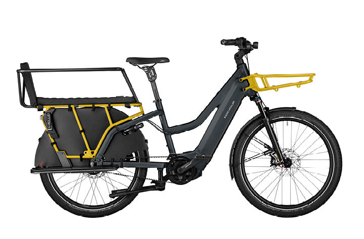 Riese & Muller Multicharger Mixte GT Vario 750 EBike, Grey/Curry | Electric Bikes Brisbane