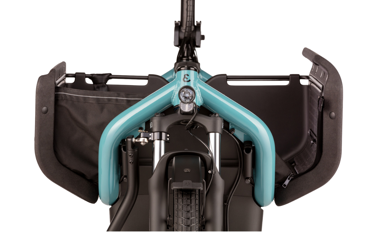 Riese & Muller Carrie2 Automatic Cargo EBike flox box open| Electric Bikes Brisbane