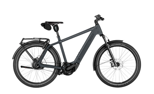 Riese & Müller Charger5 Vario Slate Grey electric bike side view Brisbane