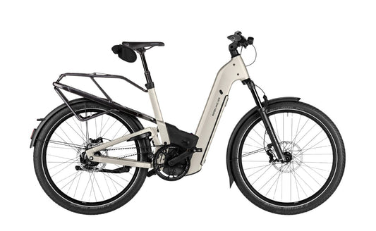 Riese & Müller Homage5 Rohloff Warm Silver side profile electric bike Brisbane