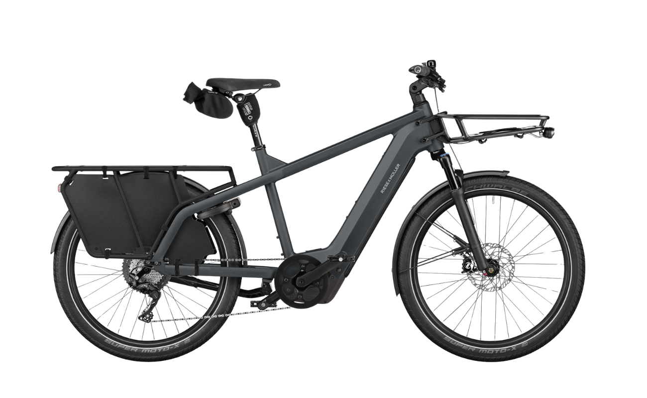 Riese & Muller Multicharger3 Touring EBike Utility Grey/Black Colour Variant  | Electric Bikes Brisbane
