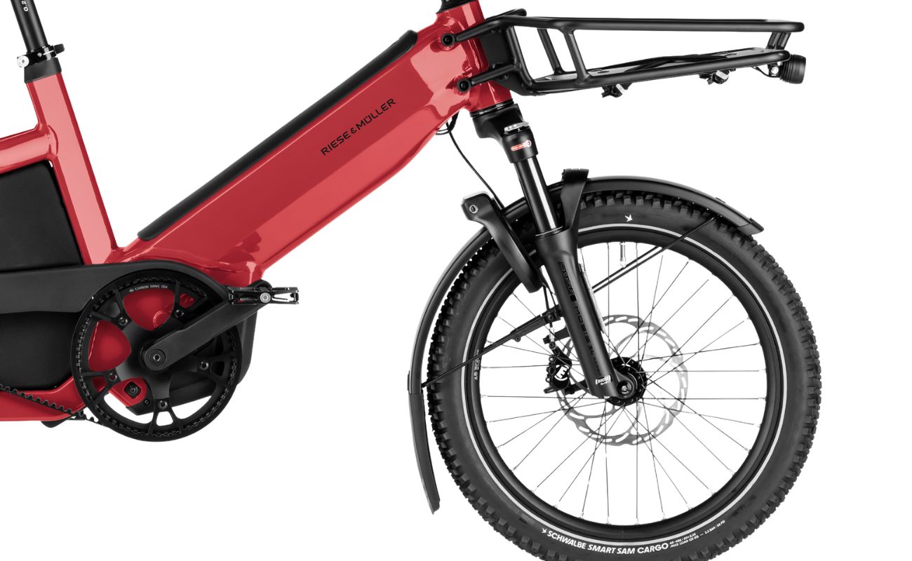 Riese & Muller Multitinker2 Silent Cargo E-Bike 20" Front Wheel | Electric Bikes Brisbane