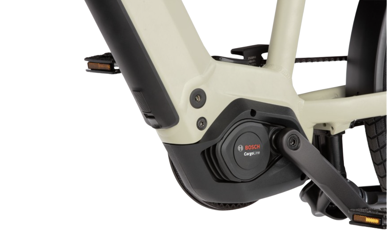 Riese & Muller Multicharger3 Touring EBike Close up Bosch Motor Cargo Line | Electric Bikes Brisbane