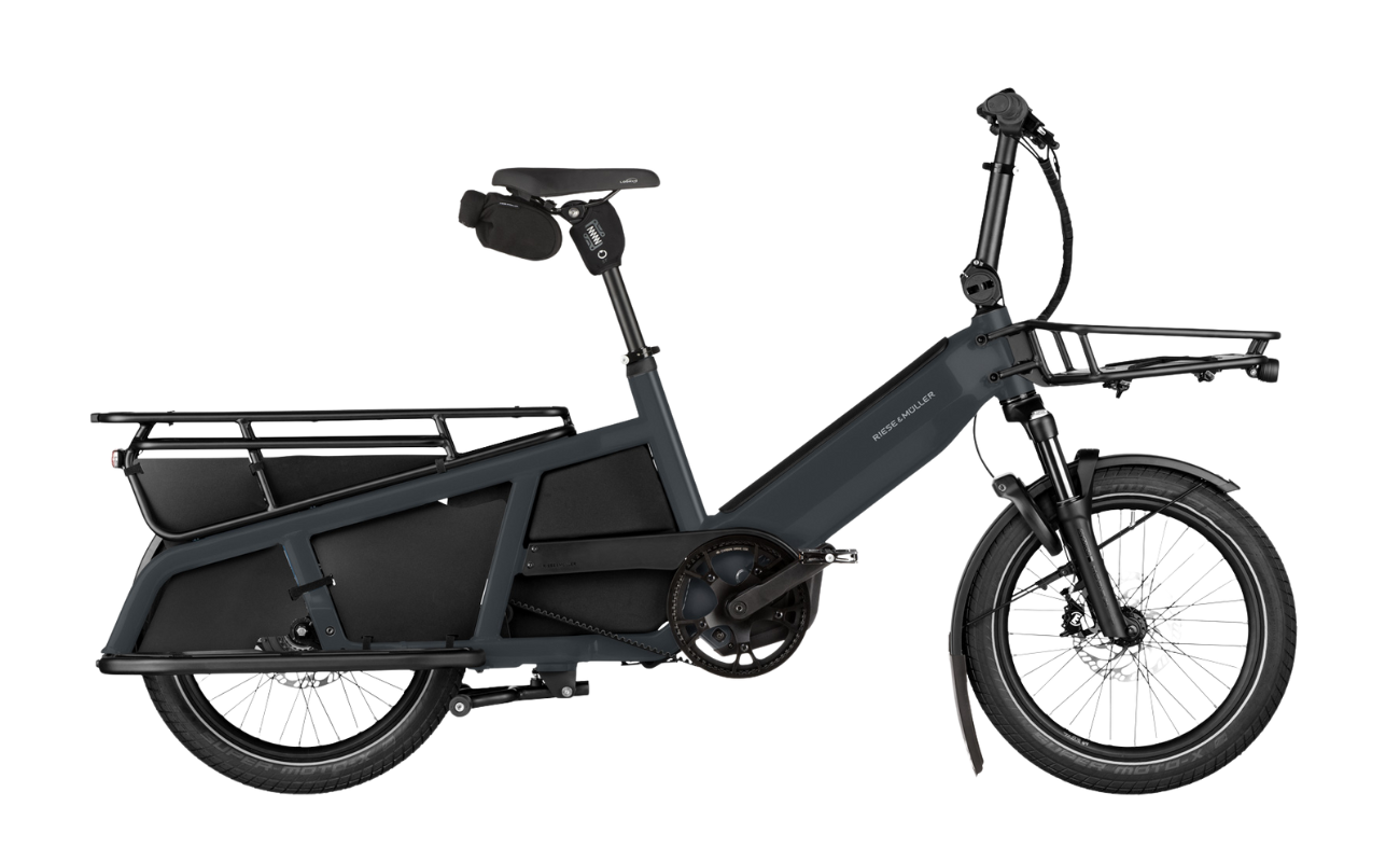 Riese & Muller Multitinker2 Vario Cargo EBike Utility Grey/Black Colour | Electric Bikes Brisbane