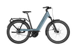Riese & Müller Nevo5 Silent CORE Ice Blue side profile electric bike Brisbane