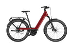 Riese & Müller Nevo5 Silent CORE Ruby Red side profile electric bike Brisbane