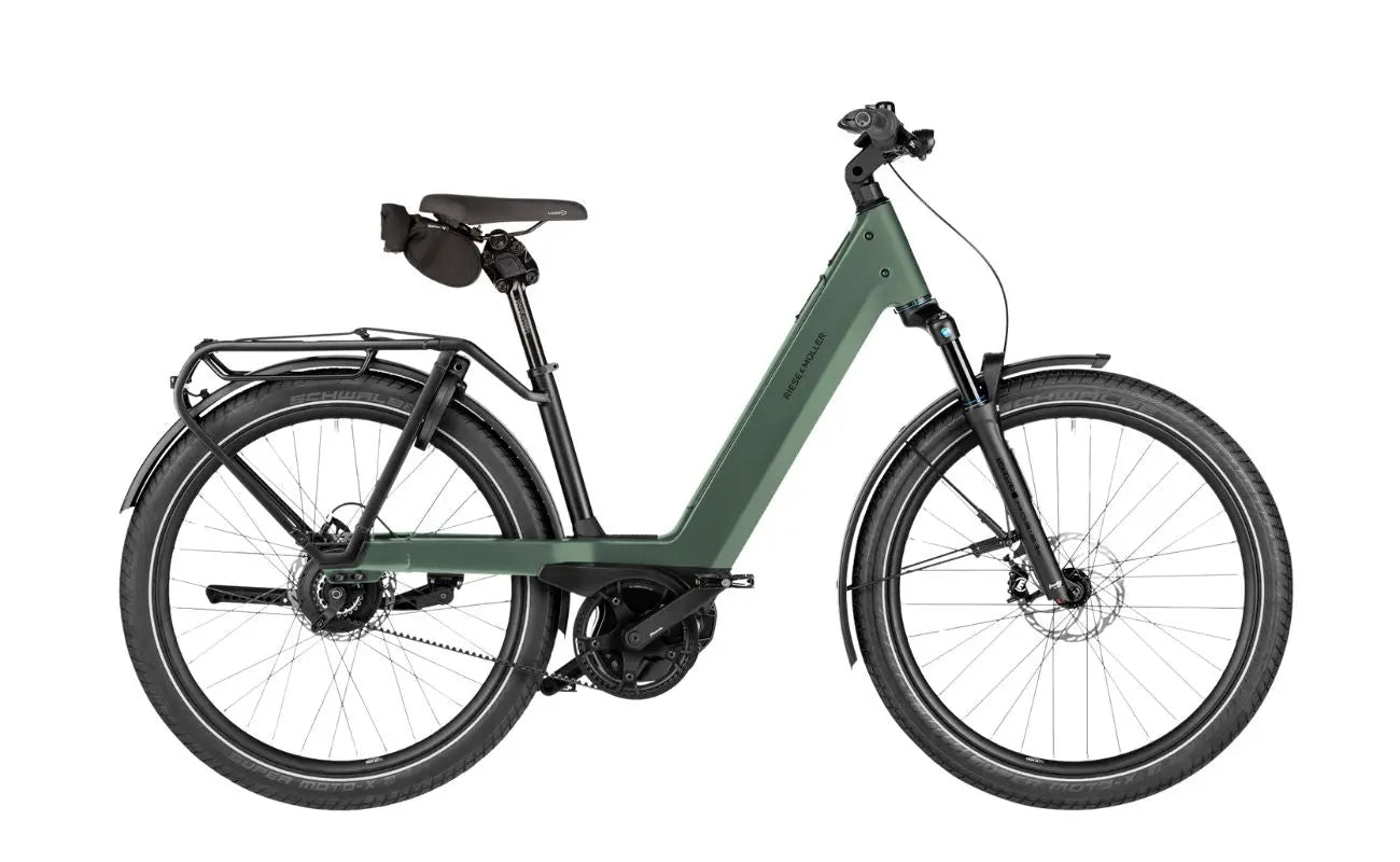 Riese & Müller Nevo5 Vario Moss E-Bike 2027 side profile