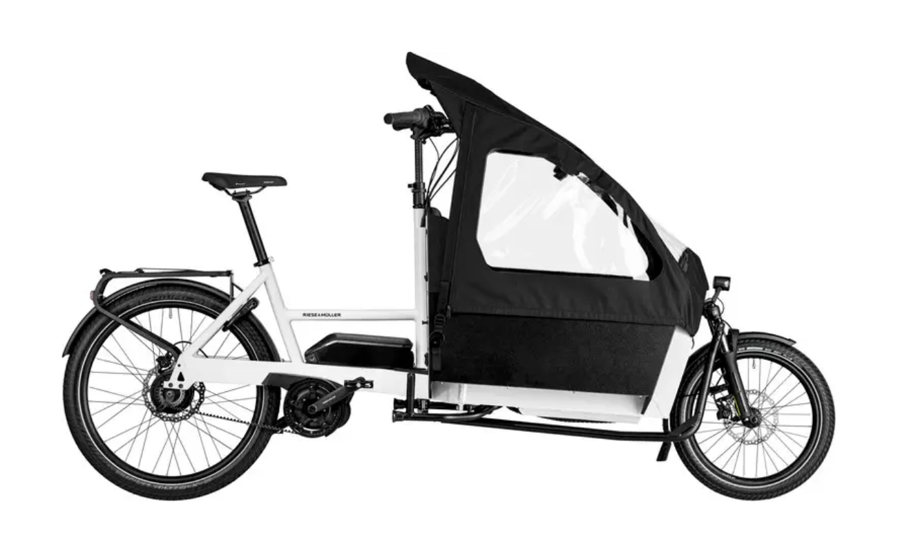 Riese & Muller Transporter2 65 Silent  Cargo EBike Child cover | Electric Bikes Brisbane
