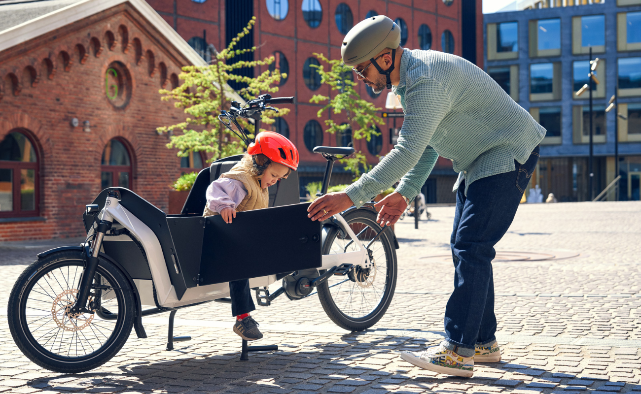 Riese & Muller Transporter2 65 Silent  Cargo EBike Lifestyle image | Electric Bikes Brisbane