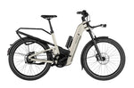Riese & Müller Homage5 Vario Warm Silver E-Bike with PowerMore range extender and front carrier