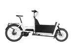 Riese & Müller Transporter2 65 Vario True White cargo box side profile electric bike Brisbane