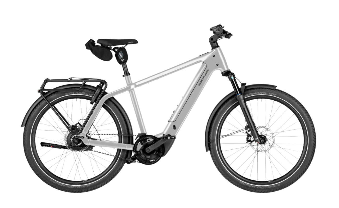 Riese & Muller Charger5 Vario 800Wh EBike White | Electric Bikes Brisbane
